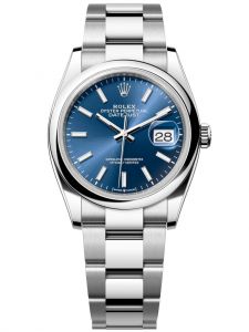 Đồng hồ Rolex Datejust M126200-0006 126200-0006 Oystersteel, mặt số xanh sáng