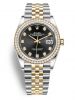 dong-ho-rolex-datejust-m126283rbr-0007-oystersteel-vang-vang-va-kim-cuong-mat-so-den-sang-kim-cuong - ảnh nhỏ  1