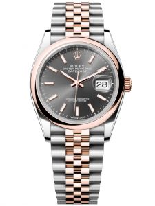 Đồng hồ Rolex Datejust M126201-0013 126201-0013 Oystersteel và vàng Everose mặt số slate