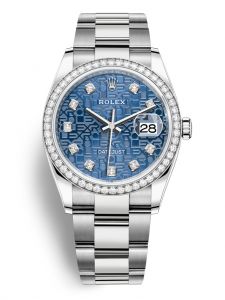 Đồng hồ Rolex Datejust 36 M126284RBR-0004 126284RBR-0004 Oystersteel vàng trắng và kim cương