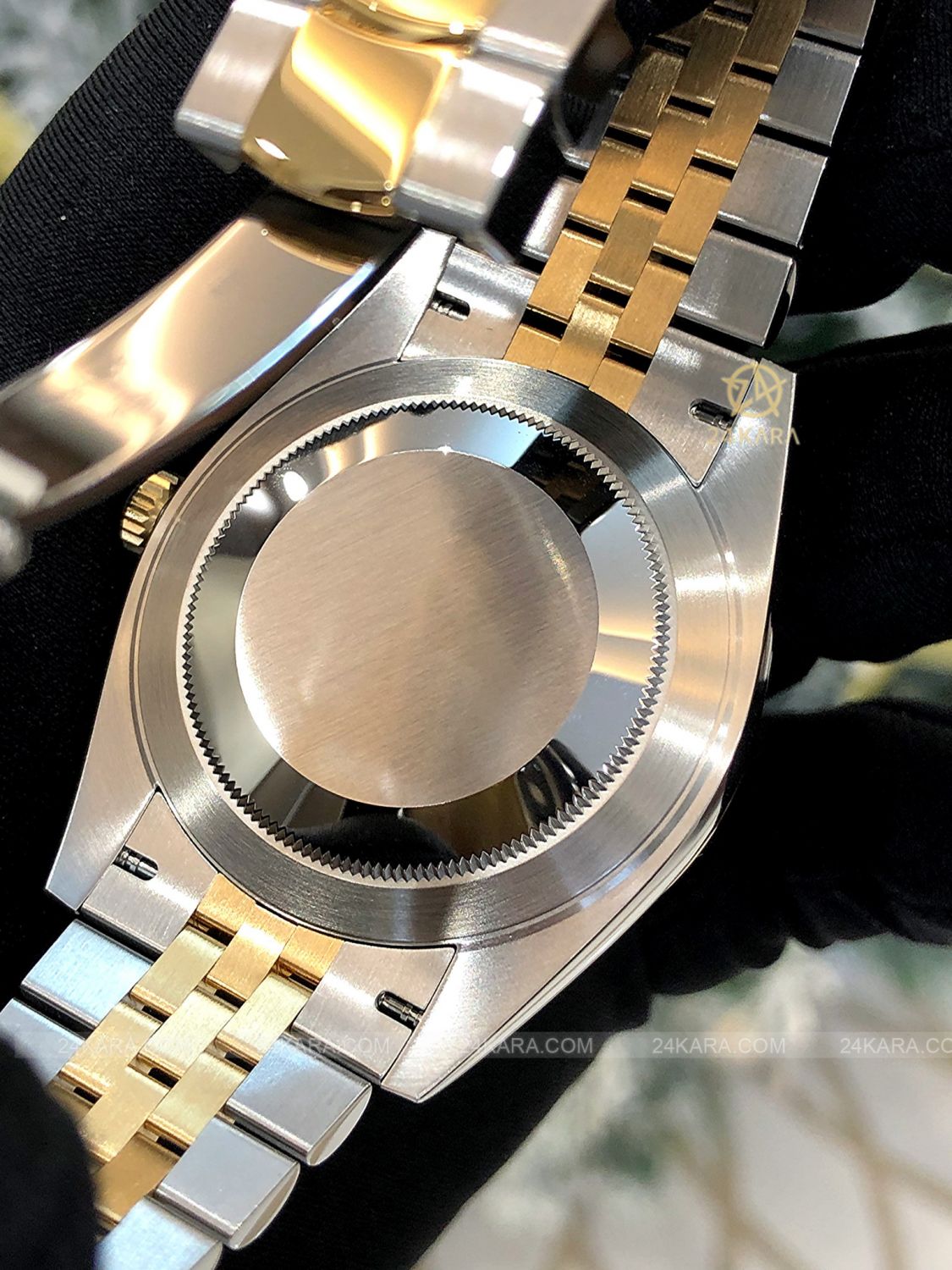 Đồng hồ Rolex Datejust M126333-0012 Oystersteel và vàng vàng, mặt số champagne kim cương