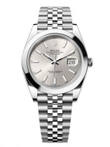 Đồng hồ Rolex Datejust M126300-0004 126300-0004 Oystersteel, mặt số bạc