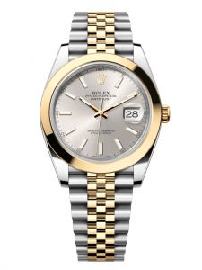 Đồng hồ Rolex Datejust M126303-0002 126303-0002 Oystersteel và vàng vàng mặt số bạc