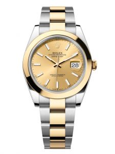 Đồng hồ Rolex Datejust M126303-0009 126303-0009 Oystersteel và vàng vàng, mặt số champagne