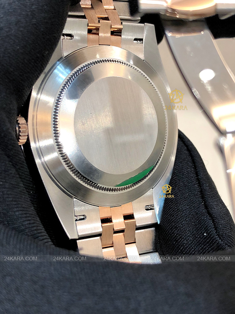 Đồng hồ Rolex Datejust 41 M126331-0008 126331-0008 Demi Vàng Hồng Everose Mặt Sundust Nạm Kim cương - Lướt