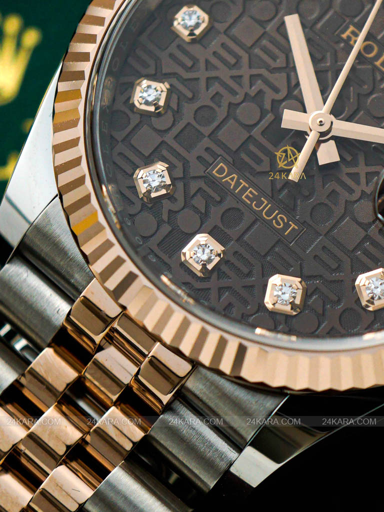 Đồng hồ Rolex Datejust 36 126231-0025 Oystersteel và vàng Everose