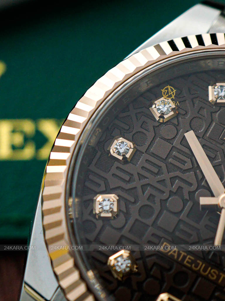 Đồng hồ Rolex Datejust 36 126231-0025 Oystersteel và vàng Everose