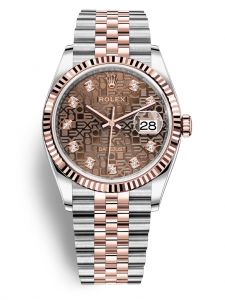 Đồng hồ Rolex Datejust 36 M126231-0025 126231-0025 Thép Oystersteel và Vàng Everose 18ct Mặt Chocolate vi tính