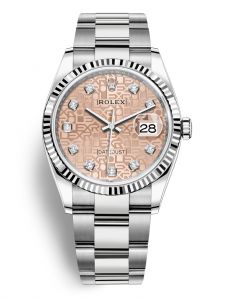 Đồng hồ Rolex Datejust 36 M126234-0024 126234-0024 Oystersteel và vàng trắng