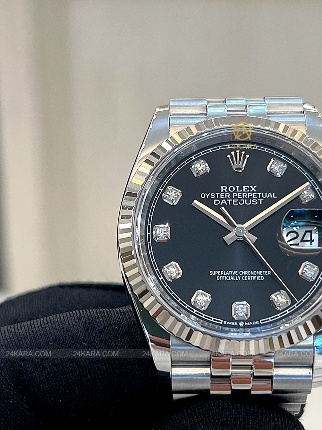 Đồng hồ Rolex Datejust 36 M126234-0027 126234-0027 Thép Oystersteel và Vàng Trắng 18ct Mặt Đen