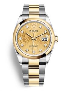 Đồng hồ Rolex Datejust 36 M126203-0034 126203-0034 Oystersteel và vàng vàng