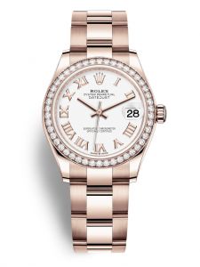 Đồng hồ Rolex Datejust 31 M278285RBR-0007 278285RBR-0007 vàng Everose và kim cương