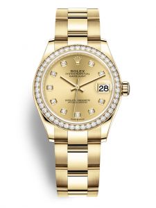 Đồng hồ Rolex Datejust 31 M278288RBR-0012 278288RBR-0012 vàng và kim cương