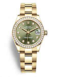 Đồng hồ Rolex Datejust 31 M278288RBR-0014 278288RBR-0014 vàng và kim cương