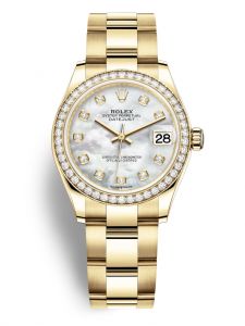 Đồng hồ Rolex Datejust 31 M278288RBR-0013 278288RBR-0013 vàng và kim cương