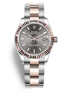 Đồng hồ Rolex Datejust M278271-0017 278271-0017 Oystersteel và vàng Everose mặt số slate