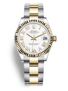 Đồng hồ Rolex Datejust M278273-0001 278273-0001 Oystersteel và vàng vàng mặt số trắng