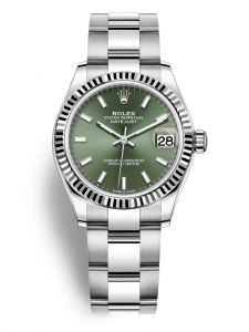 Đồng hồ Rolex Datejust M278274-0017 278274-0017 Oystersteel và vàng trắng mặt số xanh bạc hà - Mẫu mới 2020