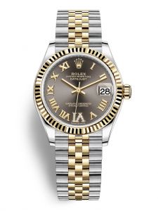 Đồng hồ Rolex Datejust M278273-0018 278273-0018 Oystersteel và vàng vàng, mặt số xám đậm kim cương