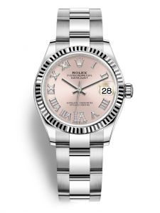 Đồng hồ Rolex Datejust M278274-0023 278274-0023 Oystersteel và vàng trắng mặt số hồng kim cương - Mẫu mới 2020