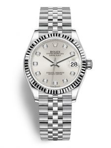 Đồng hồ Rolex Datejust M278274-0030 278274-0030 Oystersteel và vàng trắng, mặt số bạc kim cương - Mẫu mới 2020