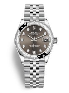 Đồng hồ Rolex Datejust 31 M278344RBR-0008 278344RBR-0008 Oystersteel vàng trắng và kim cương - Mẫu mới 2020