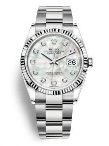 Đồng hồ Rolex Datejust 36 M126234-0020 126234-0020 Oystersteel và vàng trắng