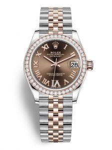 Đồng hồ Rolex Datejust 31 M278381RBR-0006 278381RBR-0006 Oystersteel, vàng Everose và kim cương