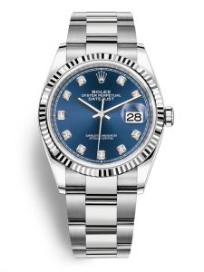 Đồng hồ Rolex Datejust 36 M126234-0038 126234-0038 Oystersteel và vàng trắng