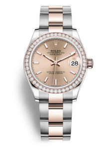 Đồng hồ Rolex Datejust 31 M278381RBR-0009 278381RBR-0009 Oystersteel vàng Everose và kim cương