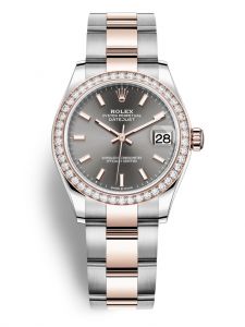 Đồng hồ Rolex Datejust 31 M278381RBR-0017 278381RBR-0017 Oystersteel vàng Everose và kim cương