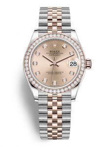 Đồng hồ Rolex Datejust 31 M278381RBR-0024 278381RBR-0024 Oystersteel, vàng Everose và kim cương