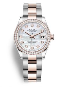 Đồng hồ Rolex Datejust 31 M278381RBR-0025 278381RBR-0025 Oystersteel vàng Everose và kim cương