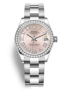 Đồng hồ Rolex Datejust 31 M278384RBR-0023 278384RBR-0023 Oystersteel vàng trắng và kim cương - Mẫu mới 2020