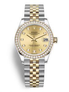 Đồng hồ Rolex Datejust 31 M278383RBR-0026 278383RBR-0026 Oystersteel, vàng vàng và kim cương