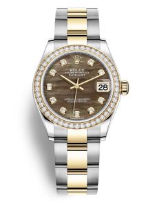 Đồng hồ Rolex Datejust 31 M278383RBR-0023 278383RBR-0023 Oystersteel vàng vàng và kim cương