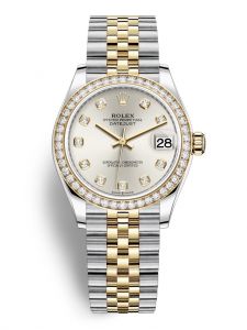 Đồng hồ Rolex Datejust 31 M278383RBR-0020 278383RBR-0020 Oystersteel, vàng vàng và kim cương