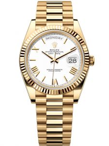 Đồng hồ Rolex Day-Date M228238-0042 228238-0042 vàng vàng mặt số trắng