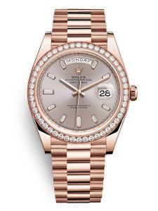 Đồng hồ Rolex Day-Date 40 M228345RBR-0007 228345RBR-0007 vàng Everose và kim cương