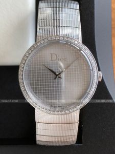 Đồng hồ Dior CD042111 Diamond Bezel Stainless Steel 33mm