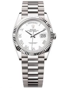 Đồng hồ Rolex Day-Date M128239-0038 128239-0038 vàng trắng mặt số trắng - Mẫu mới 2020