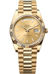 Đồng hồ Rolex Day-Date M228238-0003 228238-0003 vàng vàng, mặt số champagne