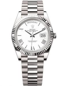 Đồng hồ Rolex Day-Date M228239-0046 228239-0046 vàng trắng, mặt số trắng