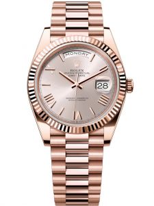 Đồng hồ Rolex Day-Date M228235-0001 228235-0001 vàng Everose, mặt số sundust