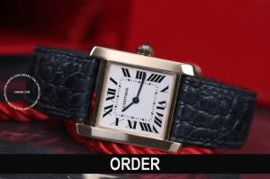 Đồng hồ Cartier Tank Française Gold 1821 (lướt)