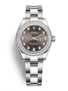 Đồng hồ Rolex Lady-Datejust M279384RBR-0018 279384RBR-0018 Oystersteel vàng trắng và kim cương