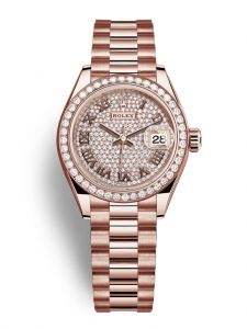 Đồng hồ Rolex Lady-Datejust M279135RBR-0021 279135RBR-0021 vàng Everose và kim cương