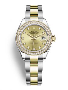 Đồng hồ Rolex Lady-Datejust M279383RBR-0012 279383RBR-0012 Oystersteel vàng vàng và kim cương