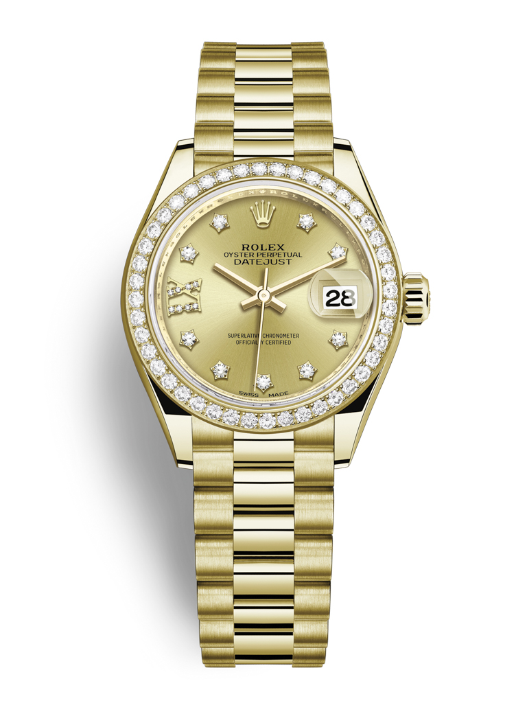 Đồng hồ Rolex Lady-Datejust 279138rbr-0006 vàng và kim cương