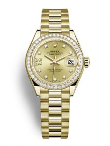 Đồng hồ Rolex Lady-Datejust M279138RBR-0006 279138RBR-0006 vàng và kim cương